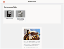 Tablet Screenshot of geekspeakmagazine.com